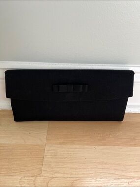 Vintage Mid-Century Black Evenings Clutch by Prestige